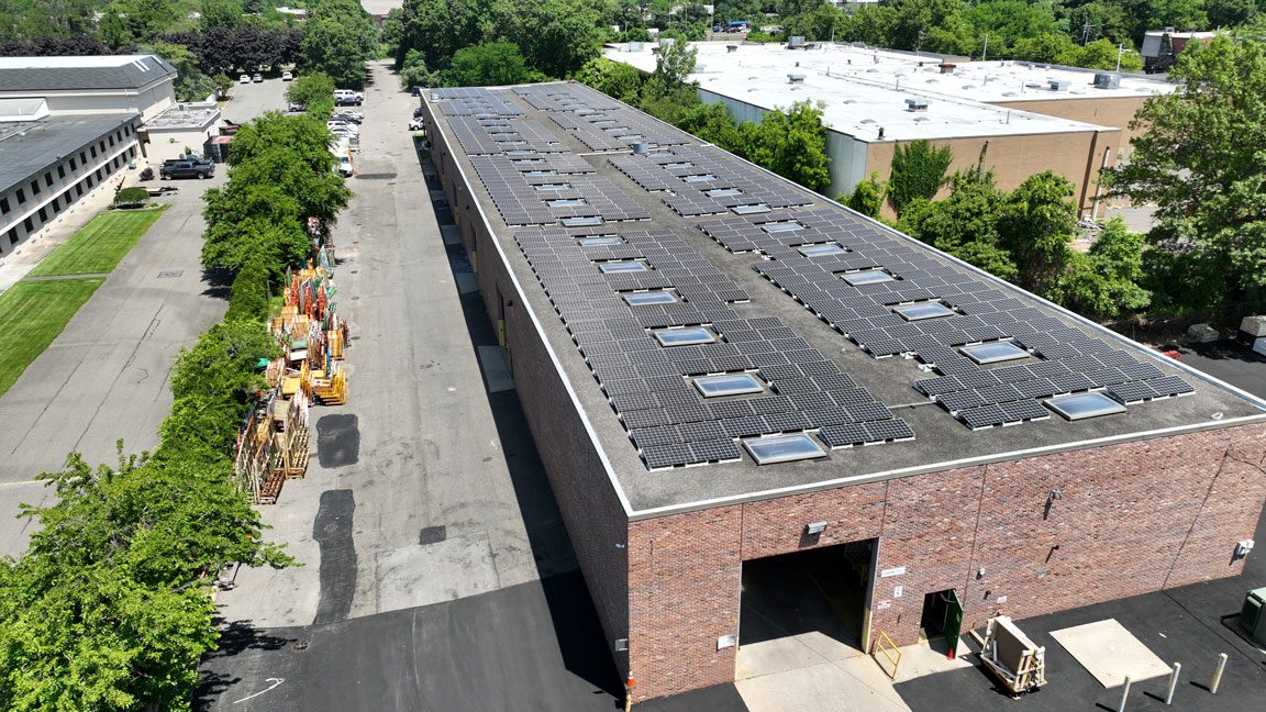 commercial solar installation in Hauppauge, NY