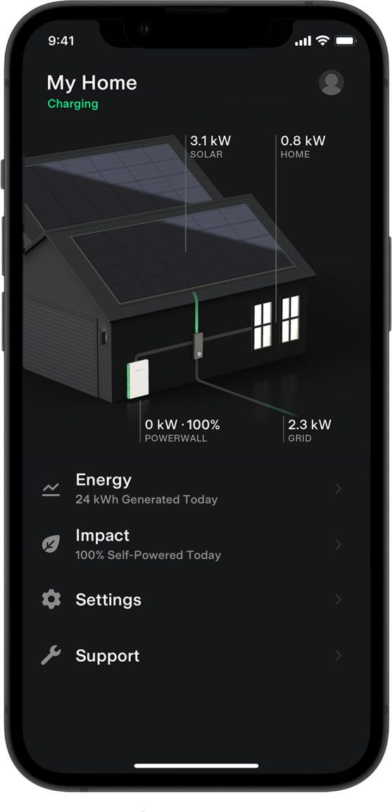Tesla Powerwall App
